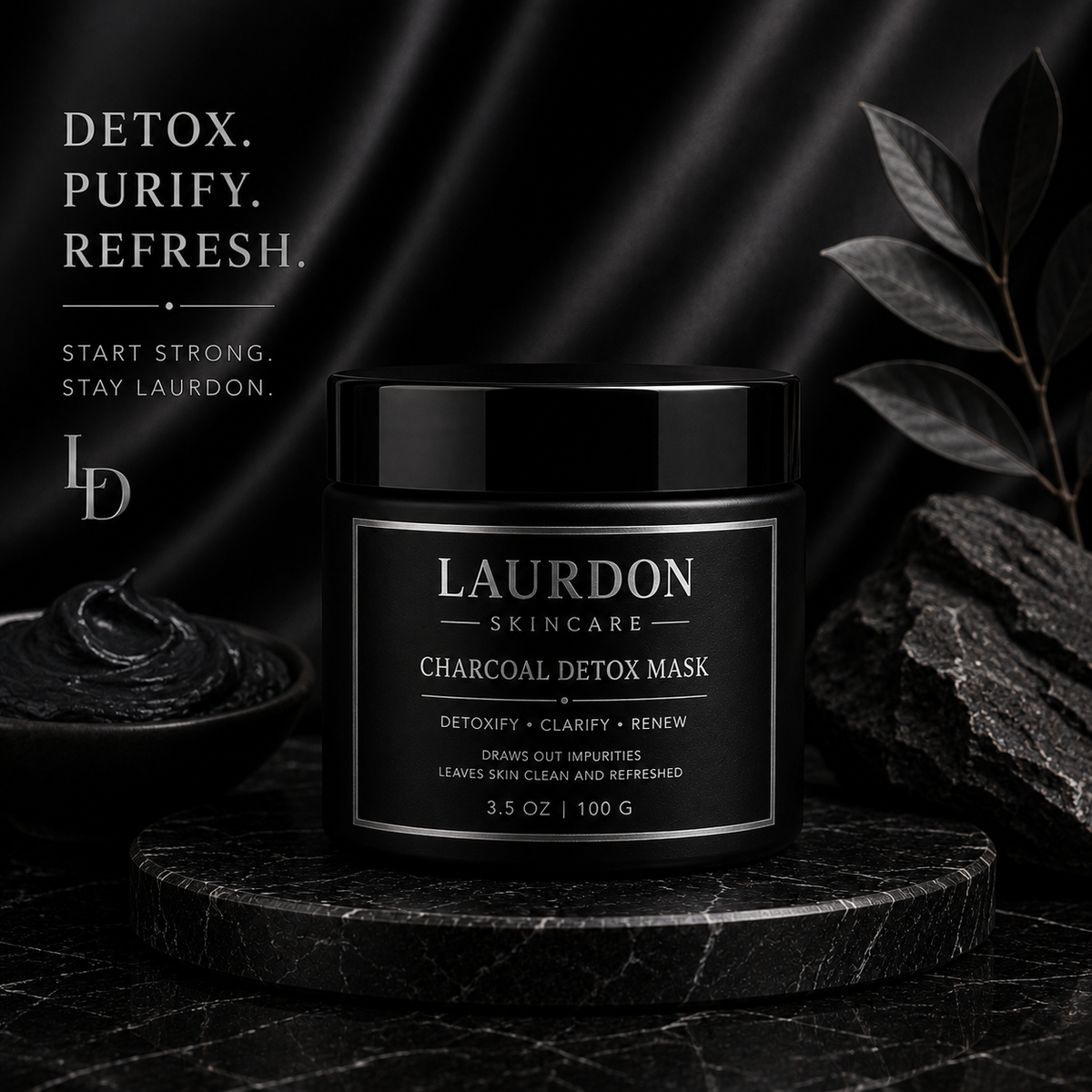 Laurdon Black Onyx charcoal Mask